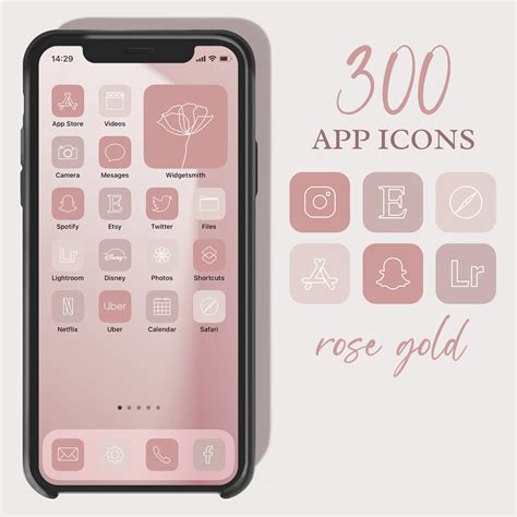 300 App Icons Ios 14 Ios Icon Set Iphone Icon Aesthetic - Etsy