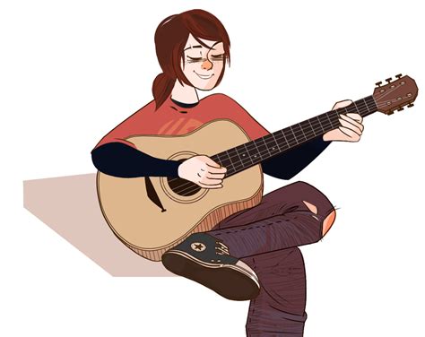 ellie with a guitar by MasterCheefs on DeviantArt