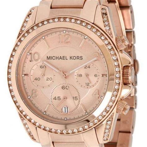 Michael Kors Rose Gold Plated Blair Glitz MK5263 Womens Watch Canada