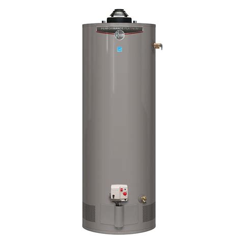 Rheem Performance Platinum 50 Gal. Tall 12 Year 40,000 BTU Natural Gas ...