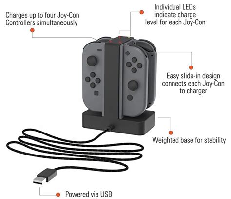 Joy-Con Charging Dock for Nintendo Switch | HolyCool.net