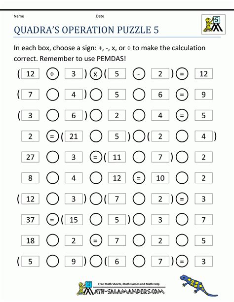 Printable Logic Puzzles For Fifth Graders | Printable Crossword Puzzles