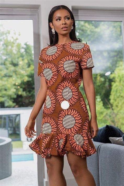 120 Ankara Short Gown Styles Designs 2020 | ThriveNaija