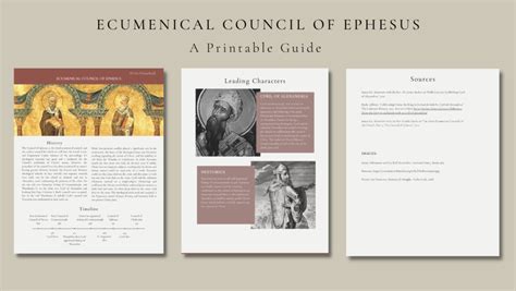 Council of Ephesus Printable Guide