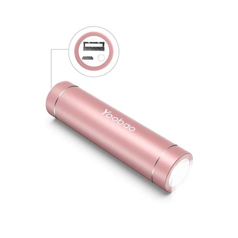 Yoobao mini portable charger with flashlight | Portable charger, Powerbank, Flashlight