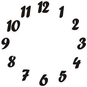 Clock Numbers - ClipArt Best