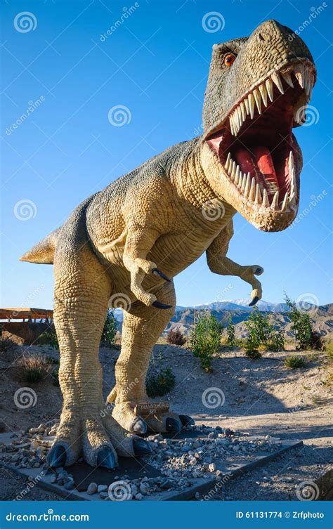 Cabazon Dinosaurs stock photo. Image of tall, monument - 61131774