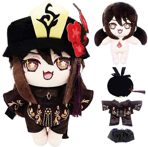 Buy Hu Tao 23cm/9inch Genshin Impact Plush Figure Raiden Sho Klee Xiao ...