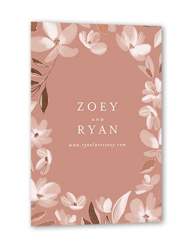 Rose Gold Wedding Card | Shutterfly