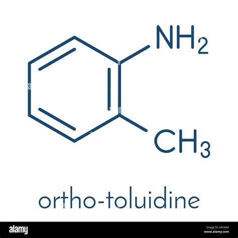 Toluidine ortho toluidine methylaniline molecule Stock Vector Images ...