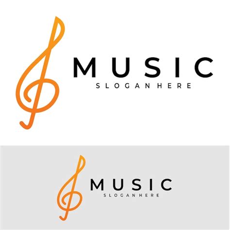 Premium Vector | Music logo vector design template