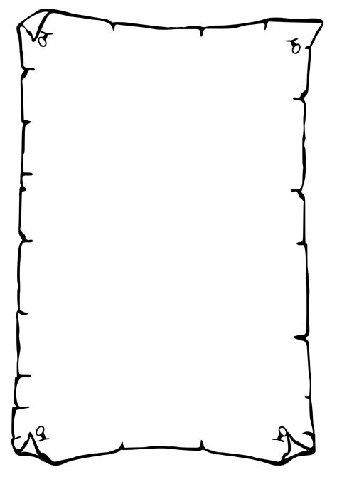 Clipart - Old paper border