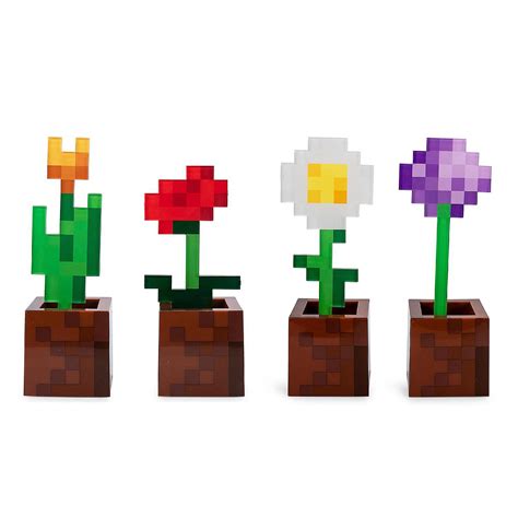 Minecraft 2-Piece Flower Pot Mood Light Bundle | Oriental Trading