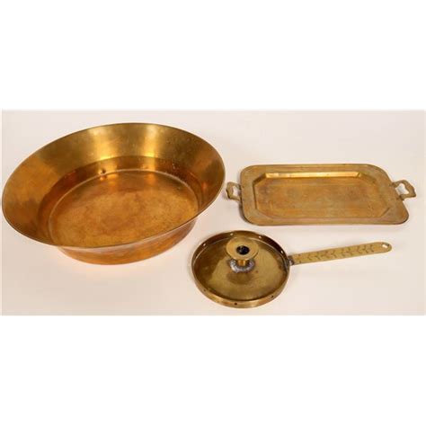 Antique Brass Items [109768] - Holabird Western Americana Collections