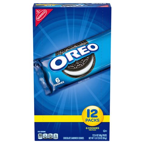 Save on Nabisco Oreo Chocolate Sandwich Cookies - 12 ct Order Online ...