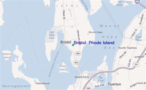 Bristol, Rhode Island Tide Station Location Guide