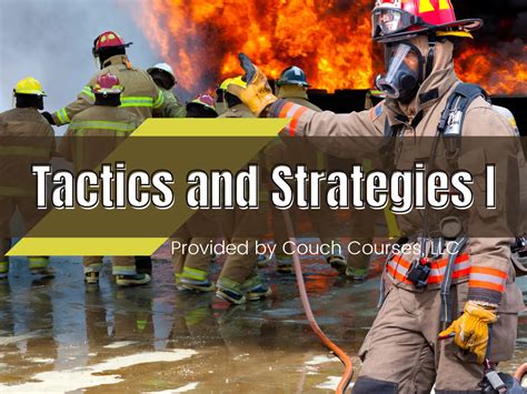 Firefighting Tactics and Strategies I ATPC1810 | Couch Courses