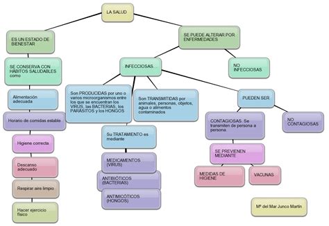 APRENDER ES DIVERTIDO: LA SALUD (MAPA CONCEPTUAL)