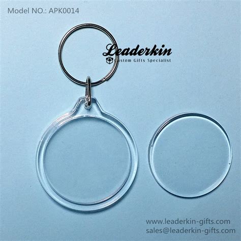 Blank round acrylic keychains wholesale small clear acrylic keychain ...