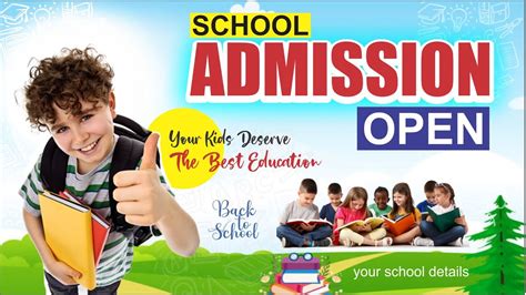 School Admission Banner Design | Signboard Design CorelDraw | Pana flex ...