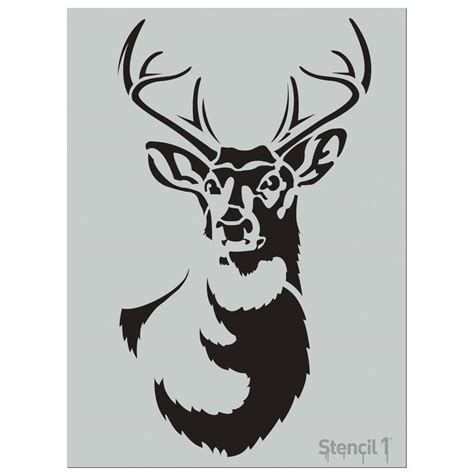 Deer Pumpkin Stencil