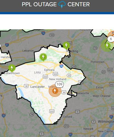 Ppl Power Outage Map - El Paso On Map