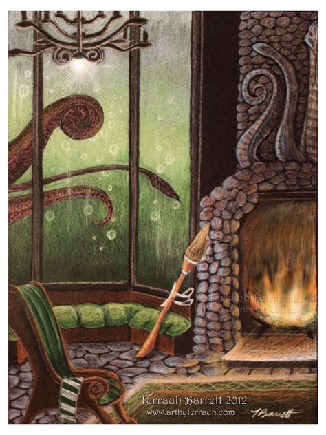 Slytherin Common Room by Terrauh on DeviantArt