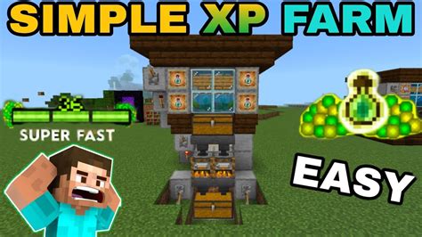 Simple Infinite Kelp Xp Farm | xp farm minecraft 1.18 | minecraft xp farm bedrock edition - YouTube