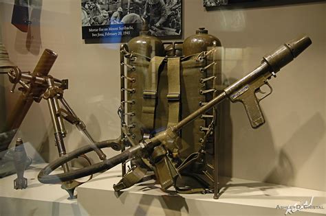 U.S. M2A1 Flamethrower | The M2A1 flamethrower was used by A… | Flickr