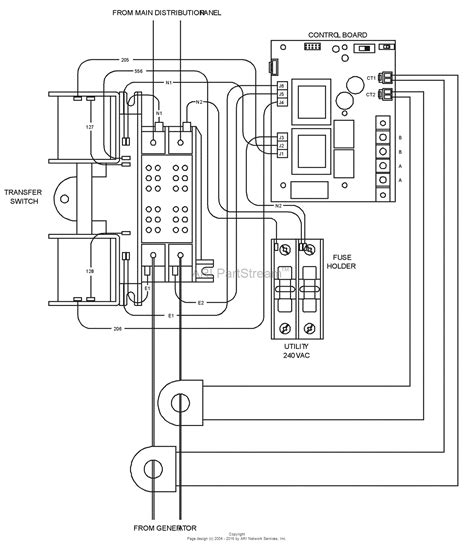 Generac Generator 200 Amp Automatic Transfer Switch Wiring D