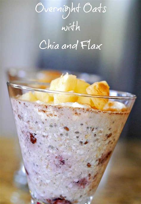 Overnight Oats with Chia and Flax - Only Gluten Free Recipes