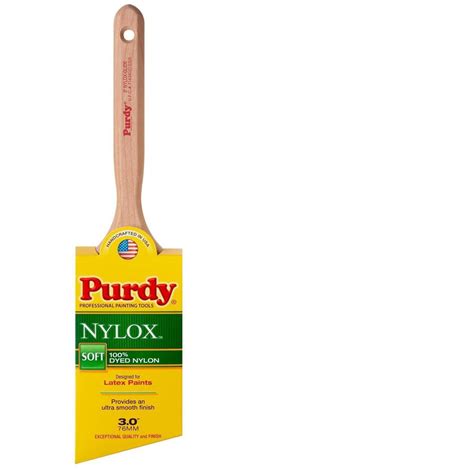 Purdy Nylox Glide Nylon Angle 3-in Paint Brush at Lowes.com