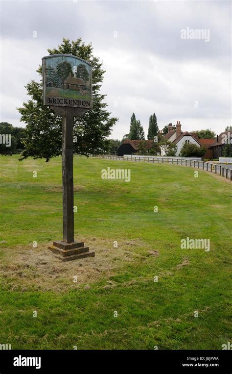 View Brickendon Green, Brickendon, Hertfordshire Stock Photo - Alamy