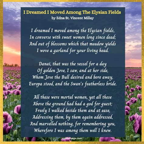 Elysian Fields (Elysium) - Paradise of Greek Mythology - Symbol Sage