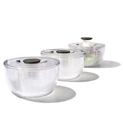 OXO Small Salad Spinner, Clear - Williams Sonoma Australia