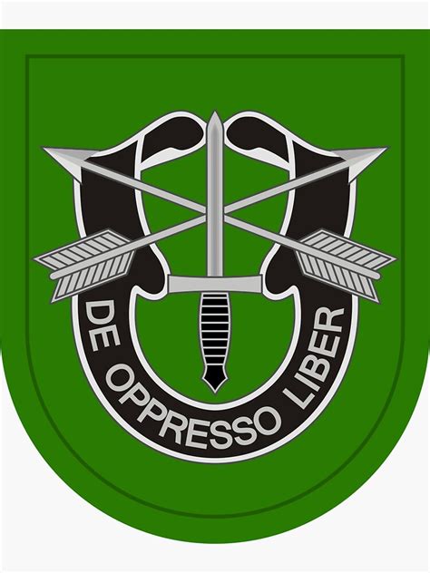 "10th Special Forces Group (United States)" Sticker for Sale by wordwidesymbols | Redbubble