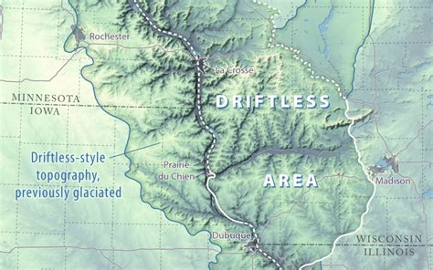 Wisconsin Driftless Area Map - Alanna Leontyne