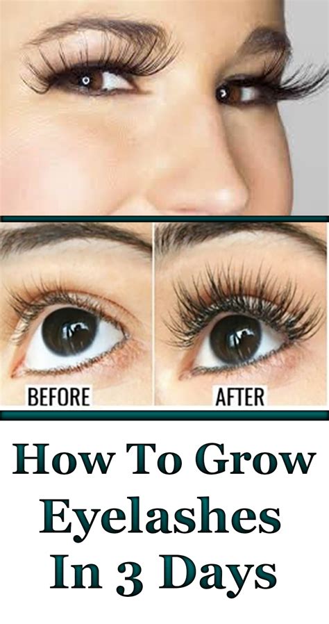 Grow Your Eyelashes In Just 3 Days | How to grow eyelashes, Eyelashes ...