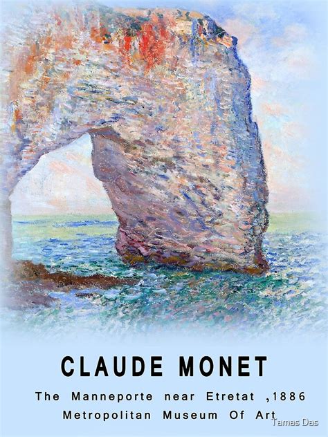 "The Manneporte near Etretat Paintings by Claude Monet" Poster for Sale by sibudas | Redbubble