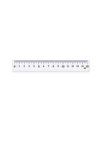 15 Cm Ruler Template | Free Printable Papercraft Templates