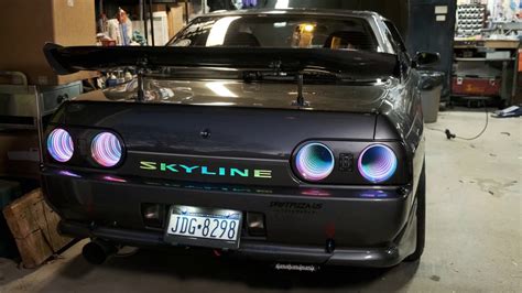 Infinity LED Taillights Make This Nissan Skyline Look Even More Amazing