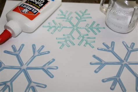 Snowflake Salt Painting- A Winter Themed Project You'll LOVE – The Salty Mamas