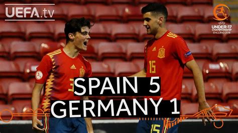 U17 highlights: Spain v Germany - YouTube