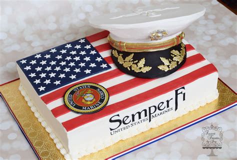 Marine Corp Salute - CakeCentral.com