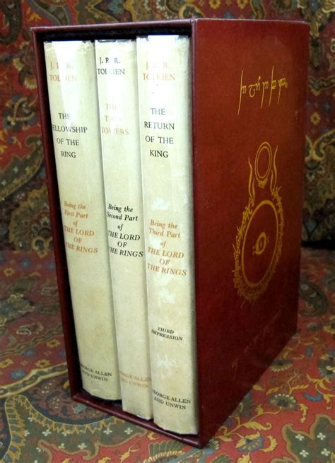 The Lord of the Rings, 1st UK Edition Early Printings with Dustjackets ...