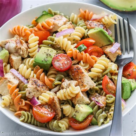 Chicken Pasta Salad - Simply Home Cooked