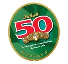 Photo of Labatt 50 beer Label