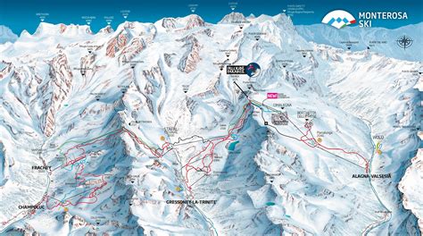 Monterosa Ski Trail Map Free Download