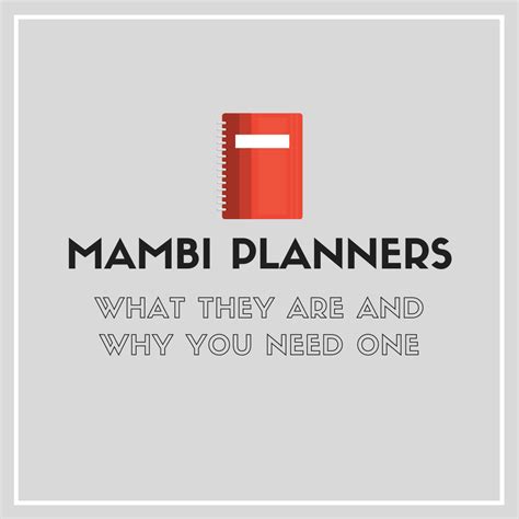 What is a MAMBI Planner and Why You Need One! — Sweet PlanIt