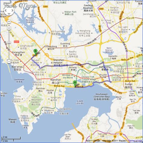 SHENZHEN SHEKOU PORT MAP - ToursMaps.com